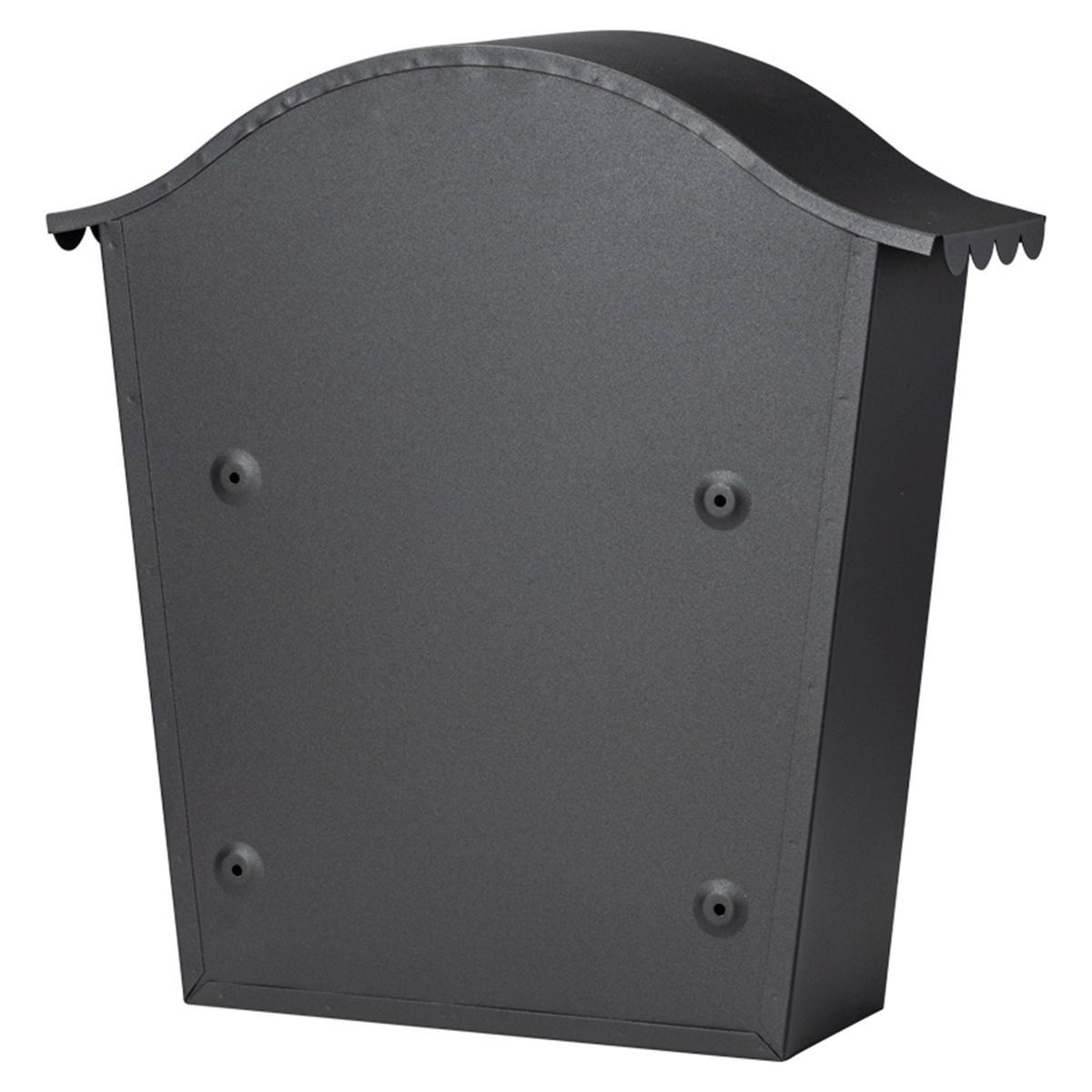 Kültéri postaláda, 372x355x133 mm, acél, RAL9011 – 65.250