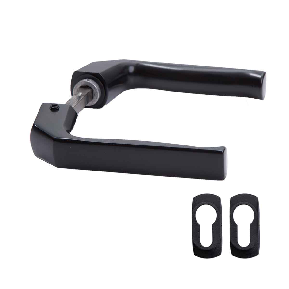 Kilincs A120 x B80 mm fekete – 63.036