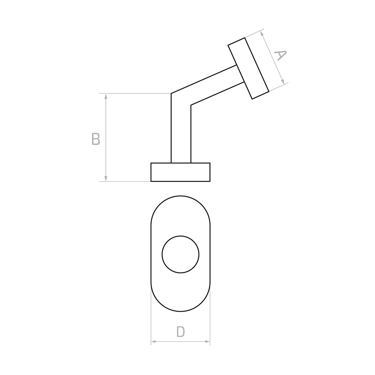 Fix rozsdamentes acél fogantyú szett, mindkét oldalon fix – 63.461
