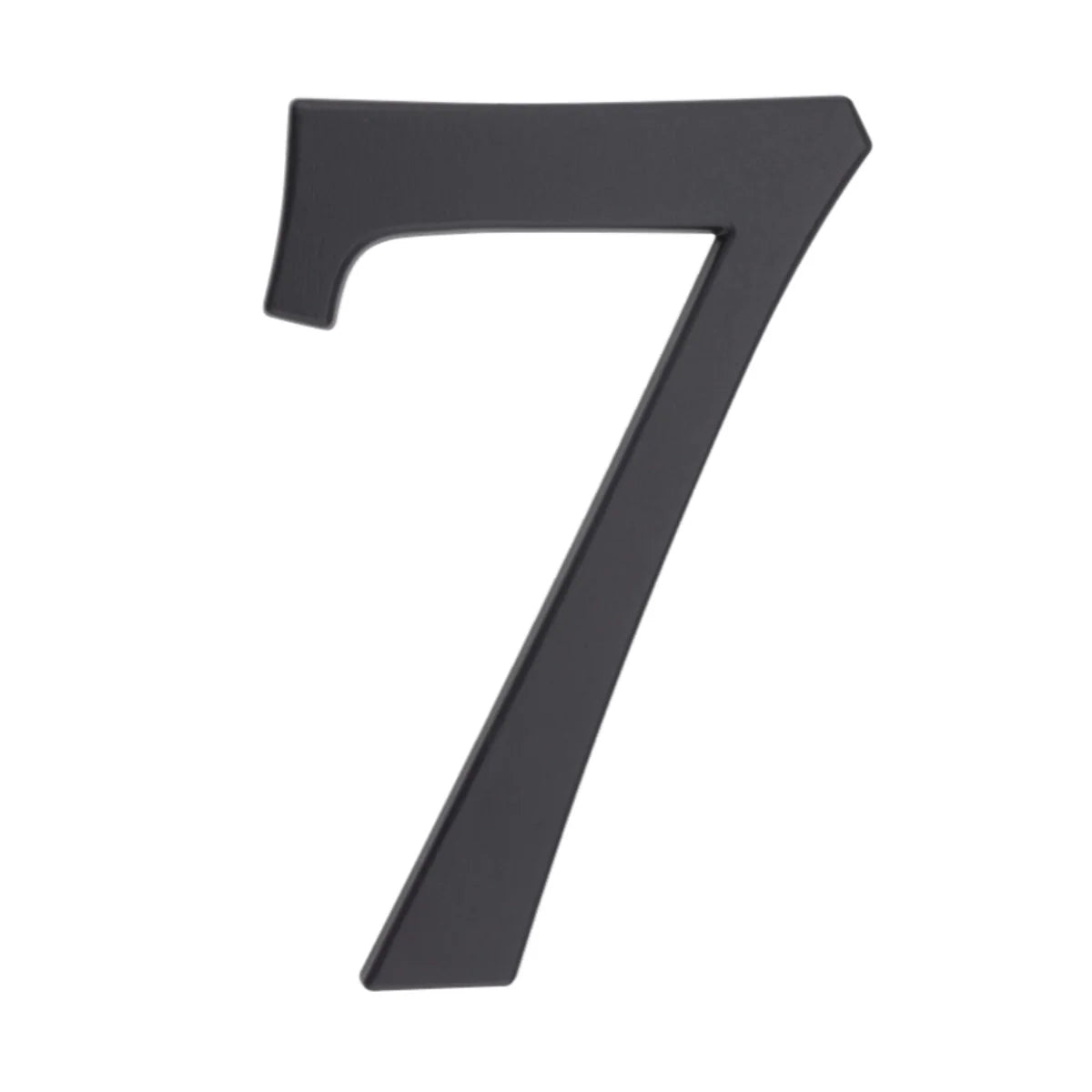 Grafit alumínium házszám „7”, 190 mm – dübeles rögzítéssel