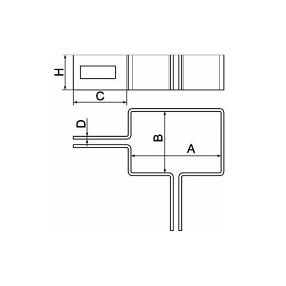 Rögzítőelem, sarok acél bilincs kerítéspanelhez, 40x60 mm-es oszlophoz, zöld – ON40X60/MAL