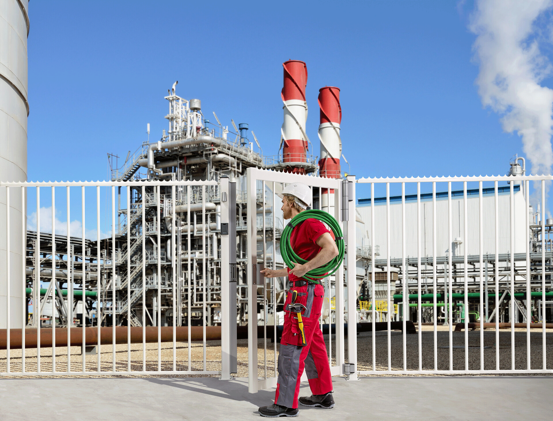 Zsanér szett fémkapukhoz, 1,5 m széles / 150 kg – DINO, Locinox