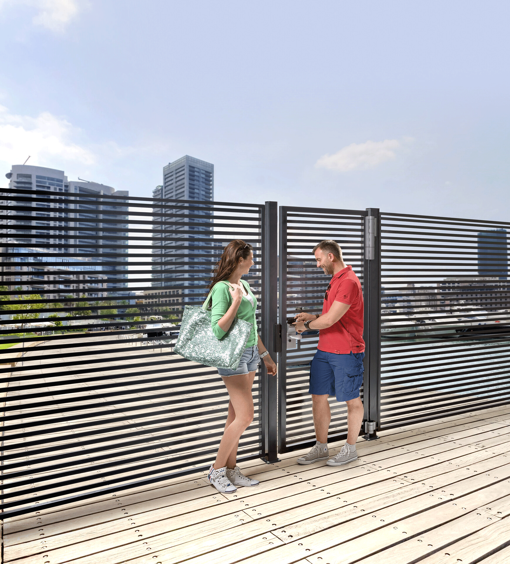 Zsanér szett fémkapukhoz, 1,5 m széles / 150 kg – DINO, Locinox