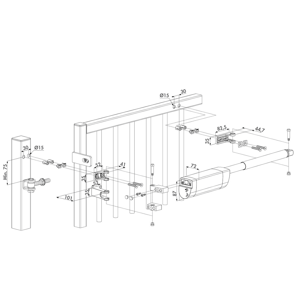 Hidraulikus ajtó- és kapucsillapító – SAMSON 2