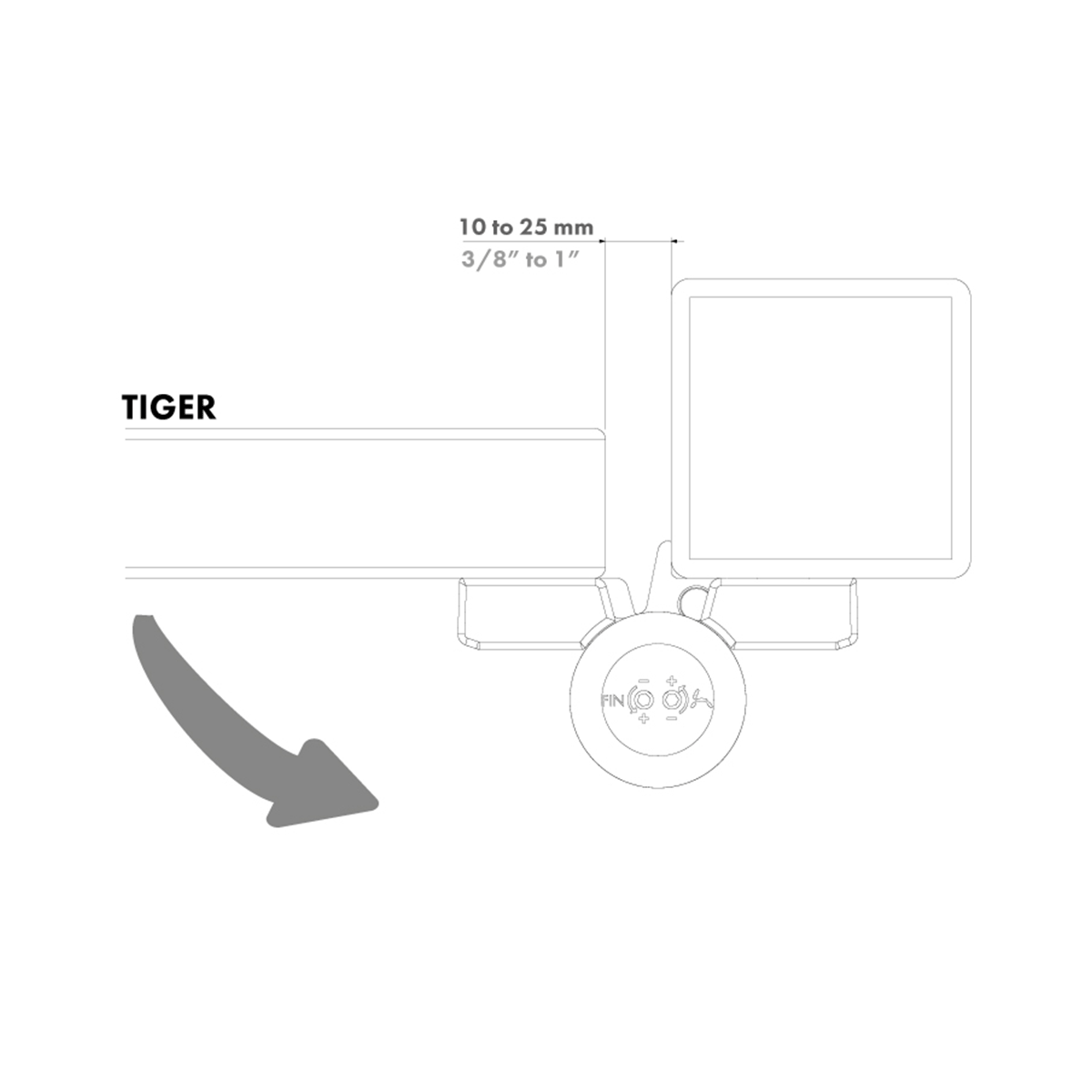 Hidraulikus ajtó- és kapucsillapító – Tiger