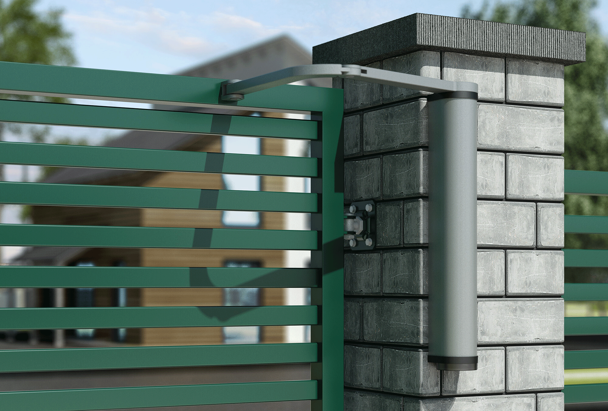 Motorizált ajtóbehúzó személybejáróhoz – VENUS