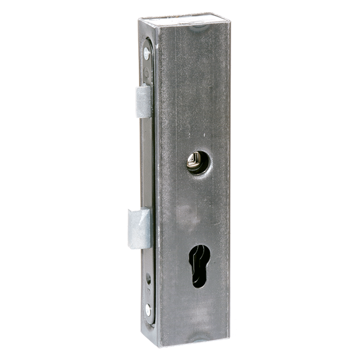 Fémház + süllyesztett zár 60x40 mm-es profilhoz – 63.222.11