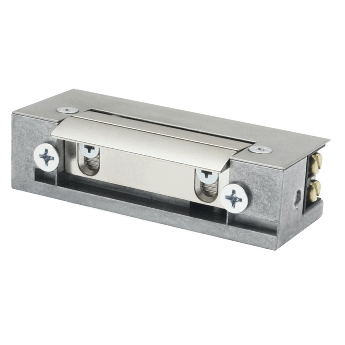 Süllyesztett szimmetrikus elektromágneses zár, 12V AC/DC, memóriával és nyitáskioldóval