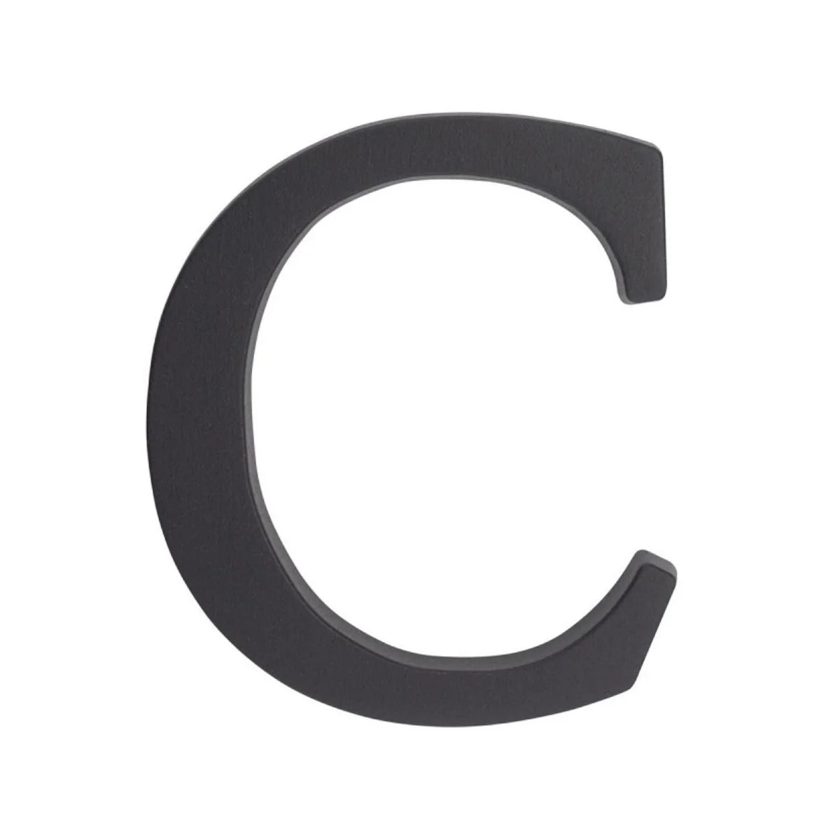 Grafit alumínium házbetű „C”, 190 mm – dübeles rögzítéssel (64.15C)