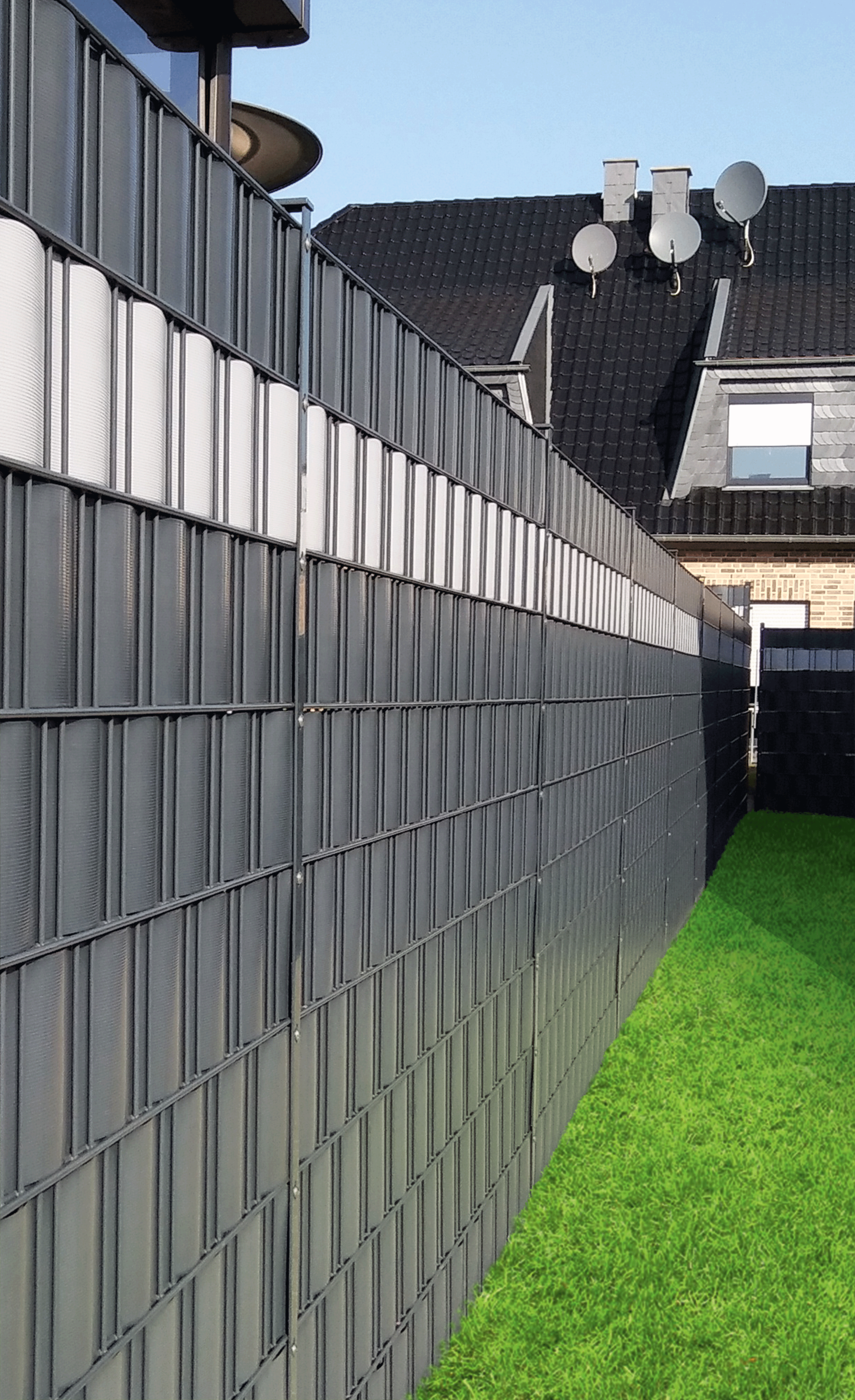 Kerítésszalag Basic Line PP 190 mm x 0,65 mm x 26 m